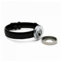 Vignelli | Pierre Junod Halo 34mm mv dot zwart leren band